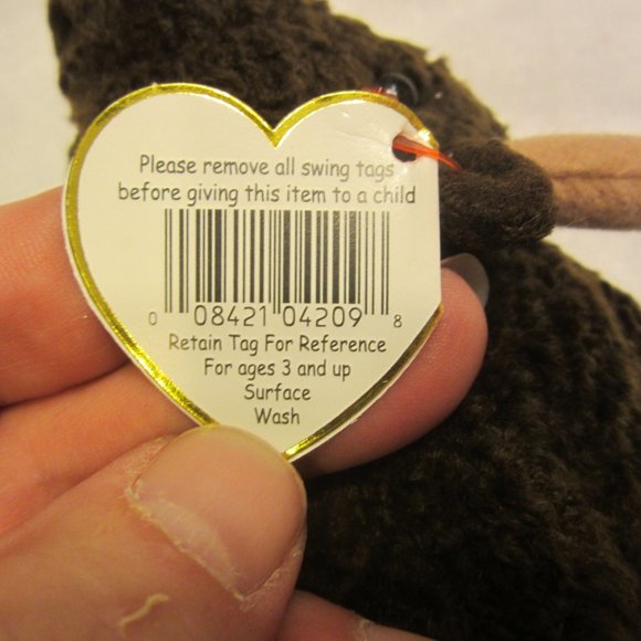 RARE 1998 TY BEANIE BABY ROAM THE BISON, RETIRED W/TAGS - Picture 10 of 10